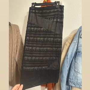 RACHEL Rachel Roy Black lace Patterned  Skirt